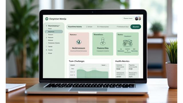 Dashboard di un portale wellness aziendale